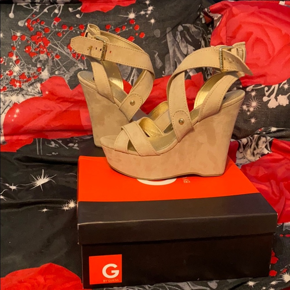 Cream Guess Heels